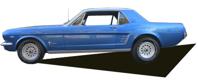 1966 Mustang Blue