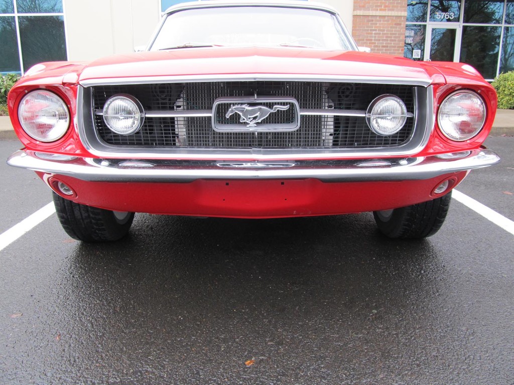 1967 Mustang Convertible Red White Top 0004-min